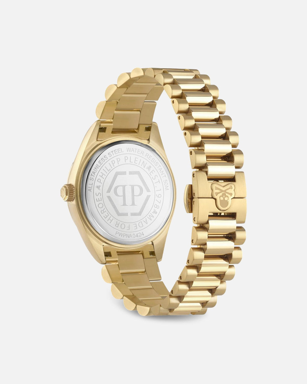 PHILIPP PLEIN Premium Philipp Plein Deluxe Bracelet Watch Gold