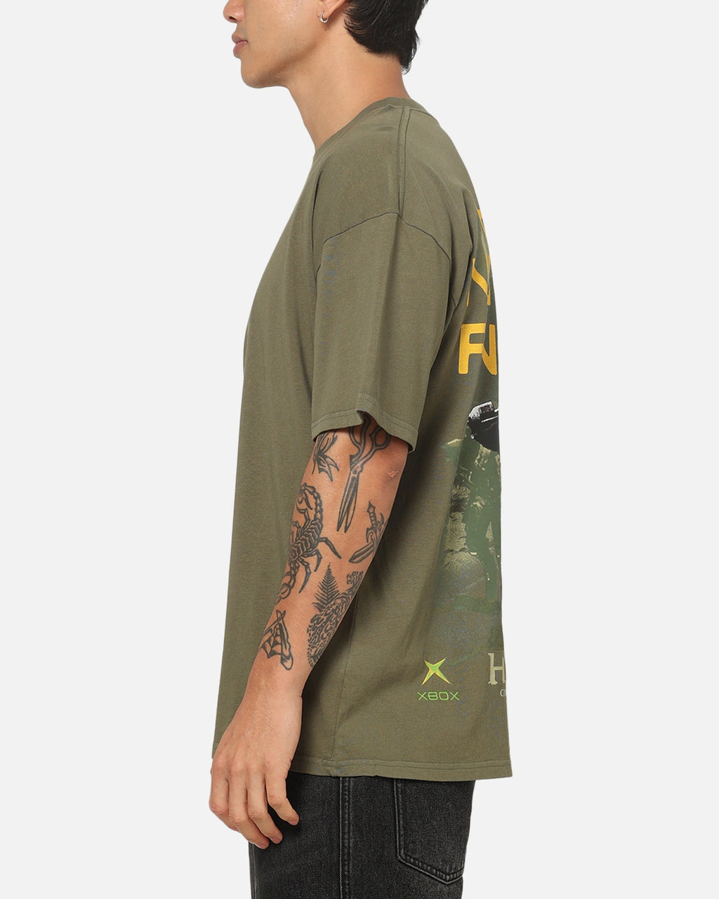 73Studio 73Studio x Halo 2 Not For Angels T-Shirt Military Green