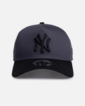 New Era New Era New York Yankees 'Graphite Black' 9FORTY A-Frame Snapback Black/Grey