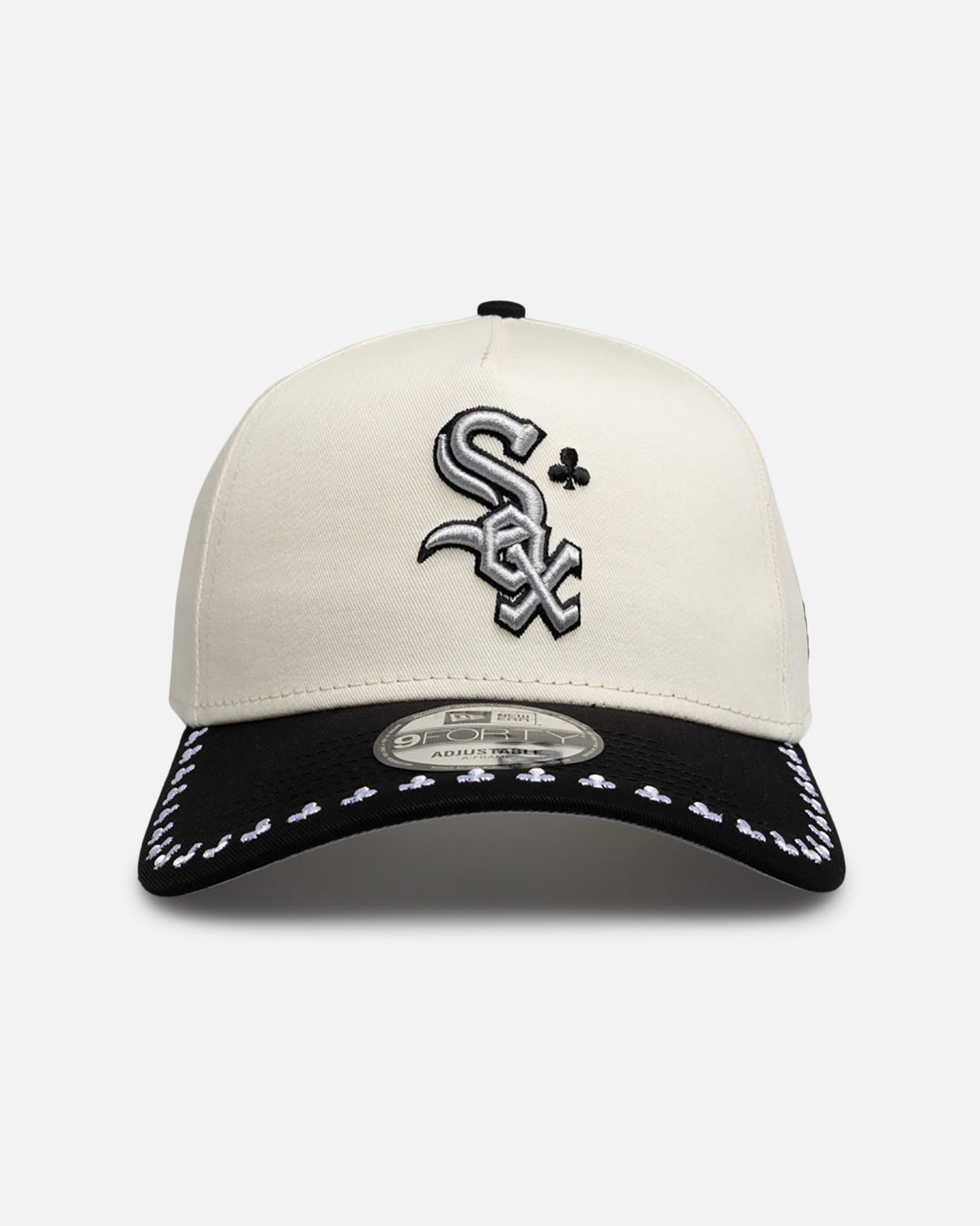 New Era New Era Chicago White Sox 'Royal Flush' 9FORTY A-Frame Snapback White/Black