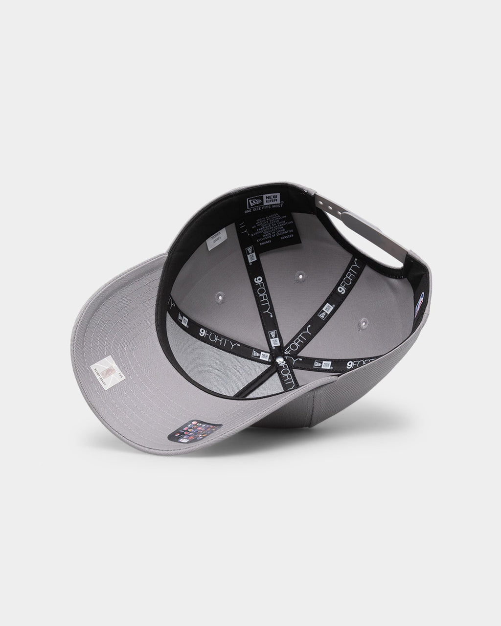 New Era New Era Chicago Bulls 9FORTY A-Frame Snapback Grey/White/Black