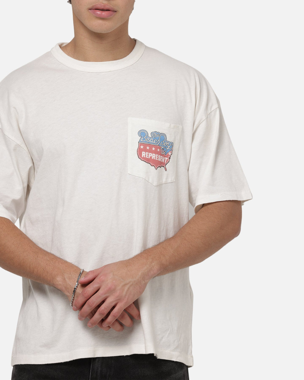 REPRESENT Premium Represent Beach Boys Americas Band T-Shirt Flat White