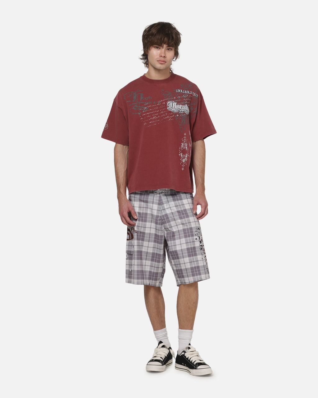 WORSHIP Worship Catharsis Long Boardshorts Light Grey