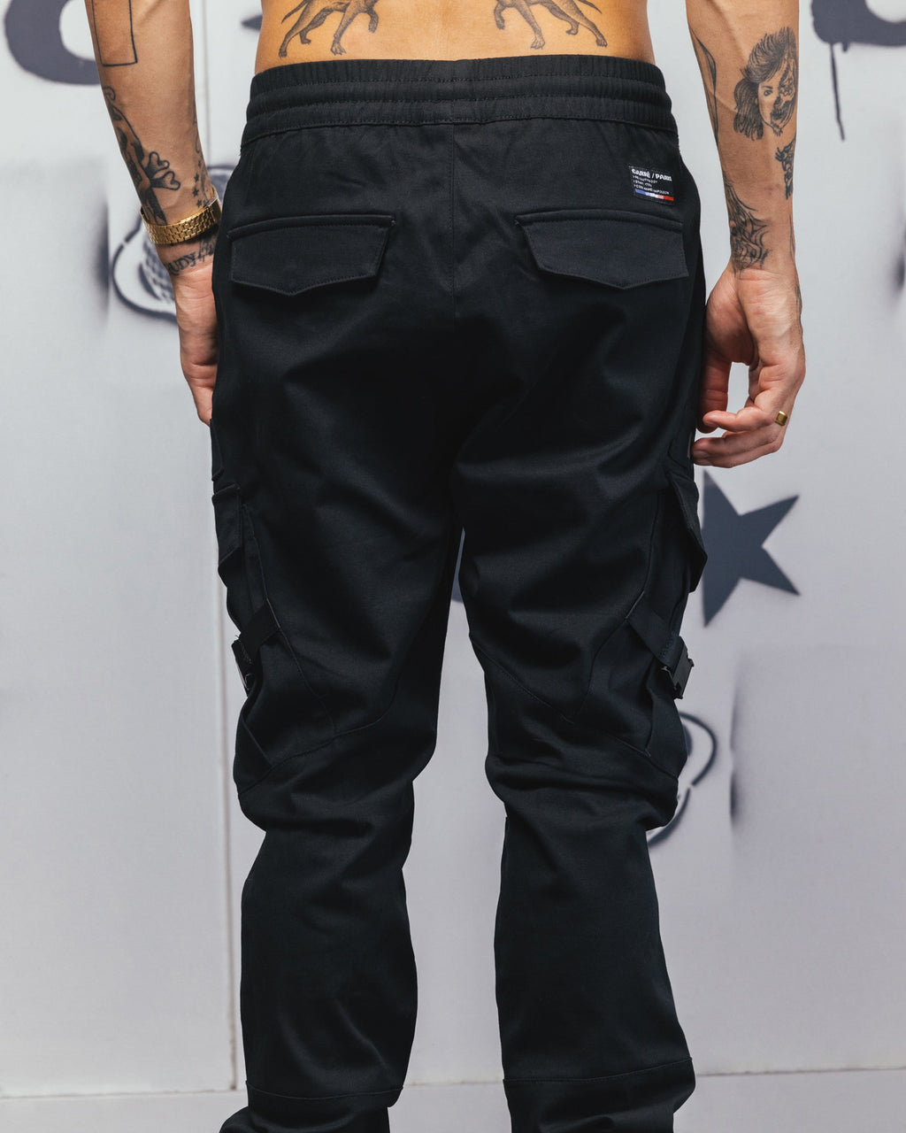 CARRE Carré Reflective Transition Cargo Joggers Black/Multi-coloured