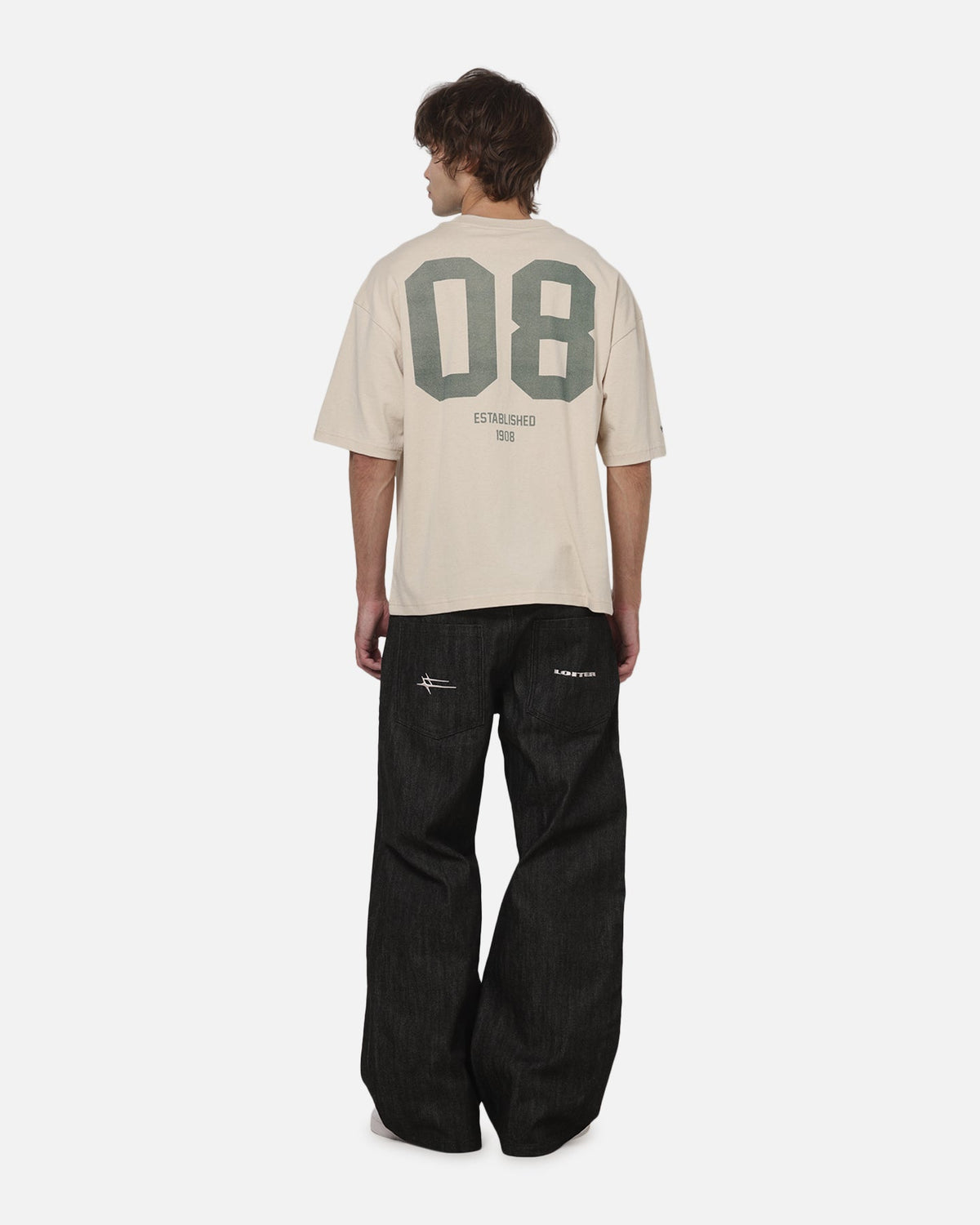 MITCHELL & NESS Mitchell & Ness Wallabies Cropped T-Shirt Ivory
