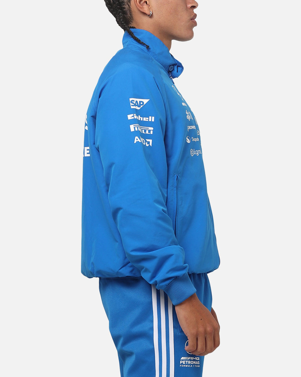 ADIDAS Adidas Mercedes-AMG Petronas Formula 1 Driver Jacket Blue