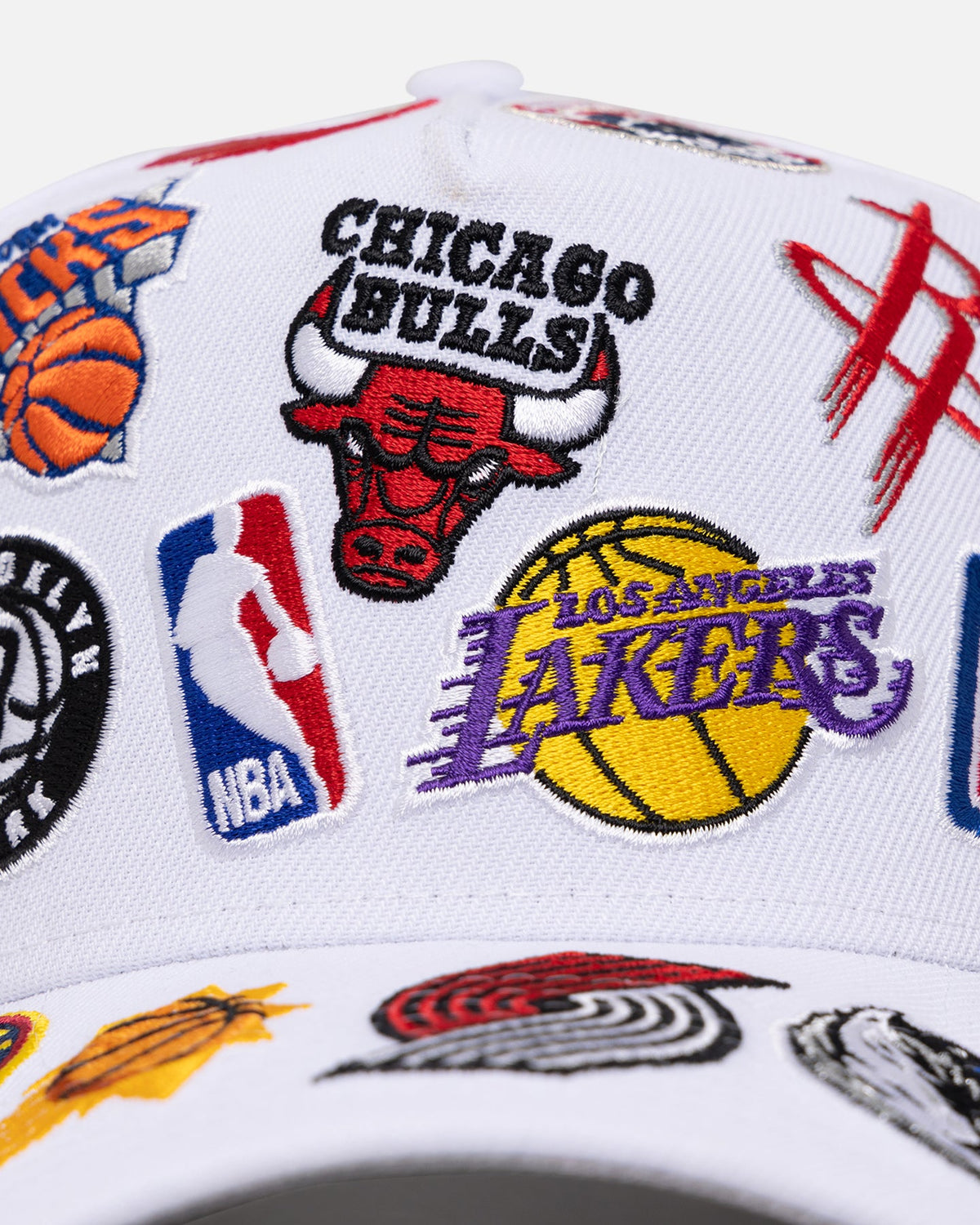 New Era New Era NBA All Over 9FORTY A-Frame Snapback White