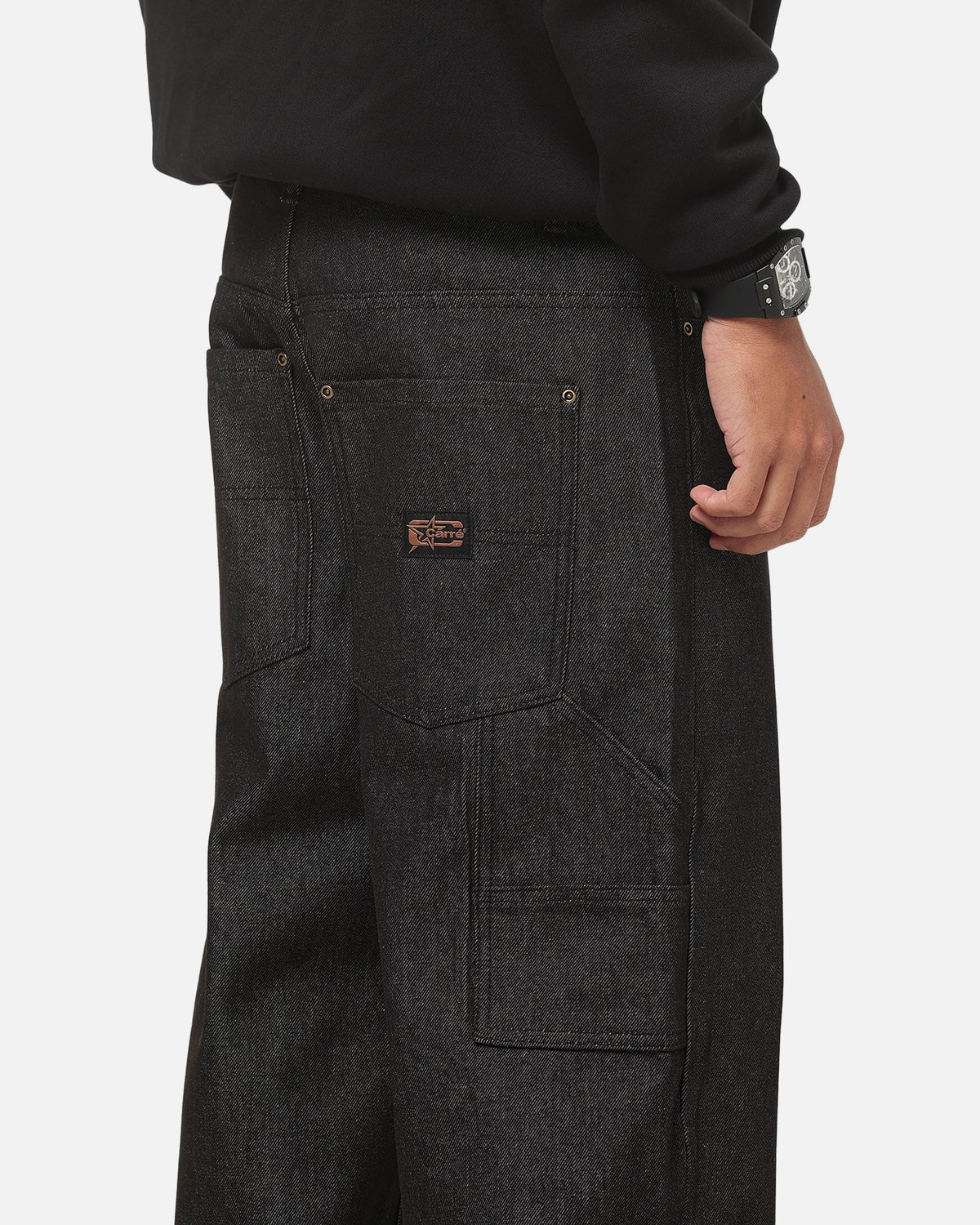 CARRE Carre Baggy Carpenter Jeans Raw Black