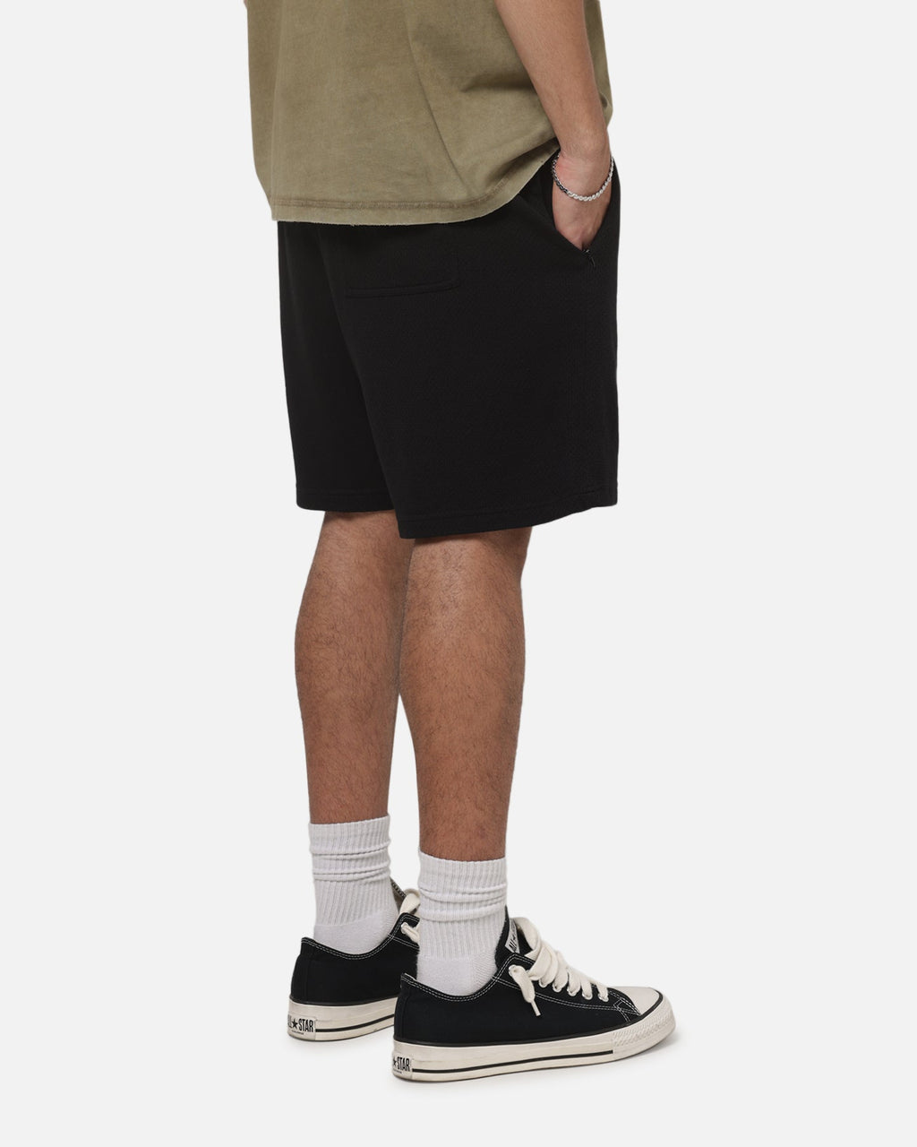 REPRESENT Represent Owners Club Script Mesh Shorts Black