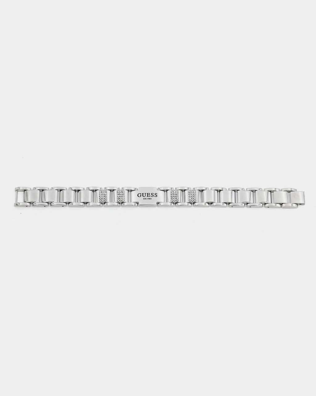 GUESS MAINLINE Authentic Guess Mainline Frontier 15MM Crystal Bracelet Silver