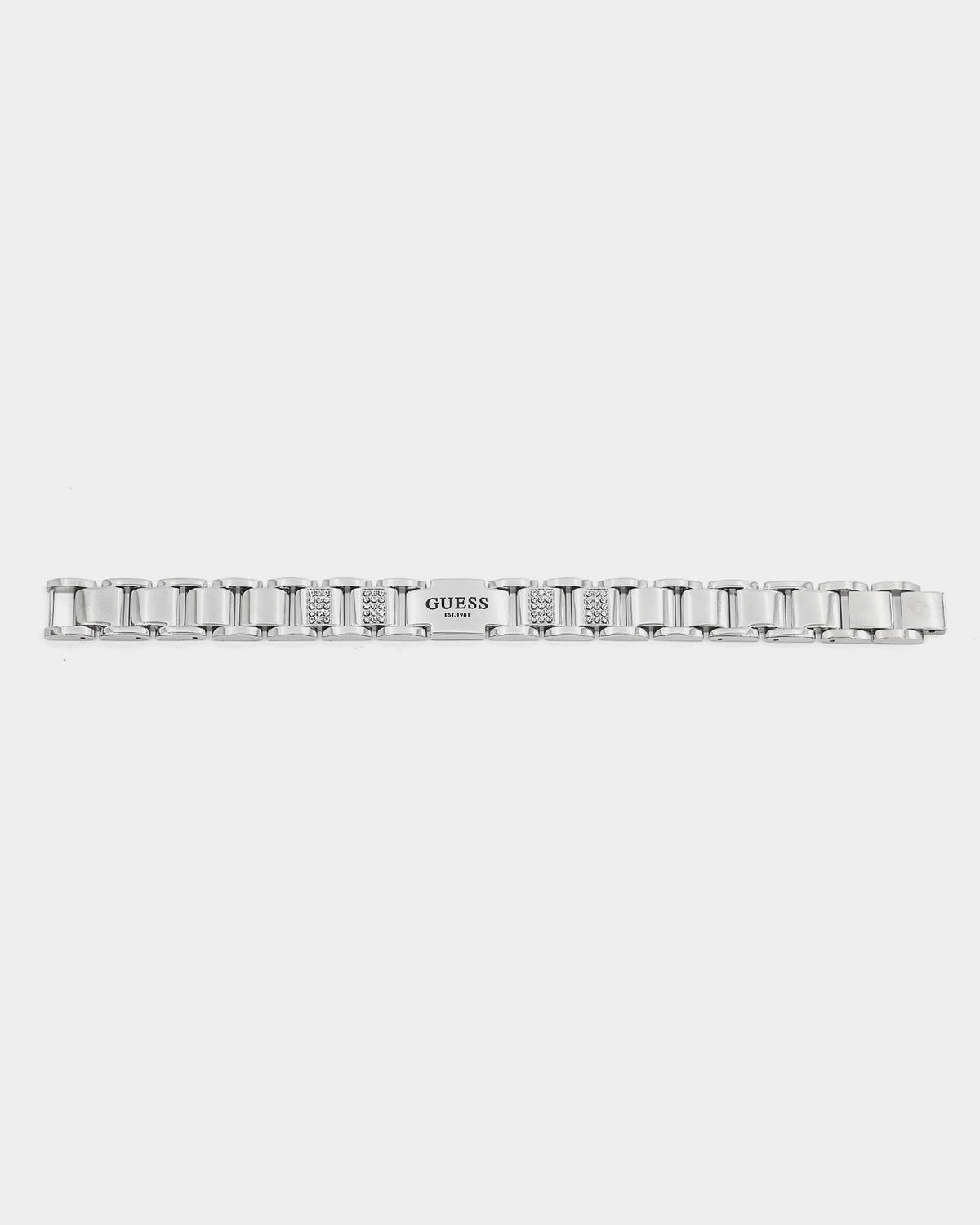 GUESS MAINLINE Authentic Guess Mainline Frontier 15MM Crystal Bracelet Silver