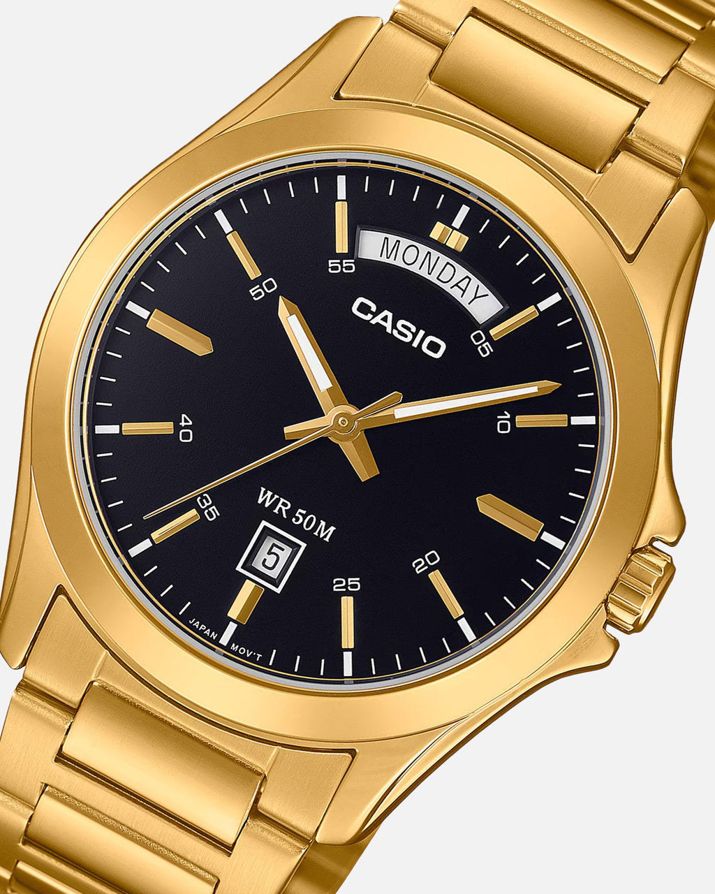 CASIO Casio MTP1370G-1A Watch Gold/Black