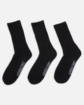 AMERICAN THRIFT American Thrift Classic Crew Socks 3 Pack Black