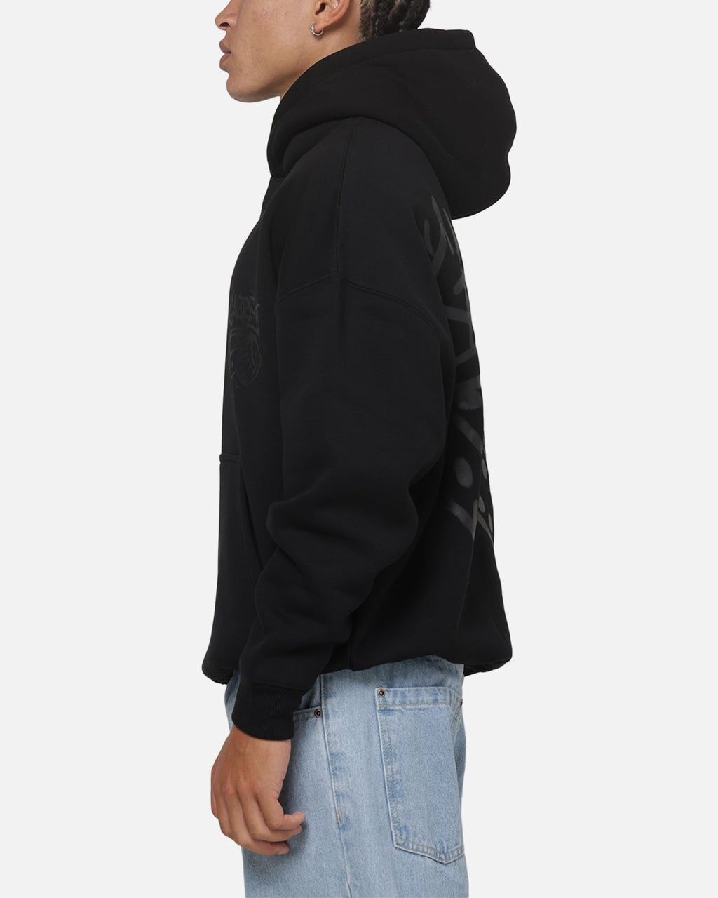 CARRE Authentic Carre Worldwide Rolling Hoodie Black