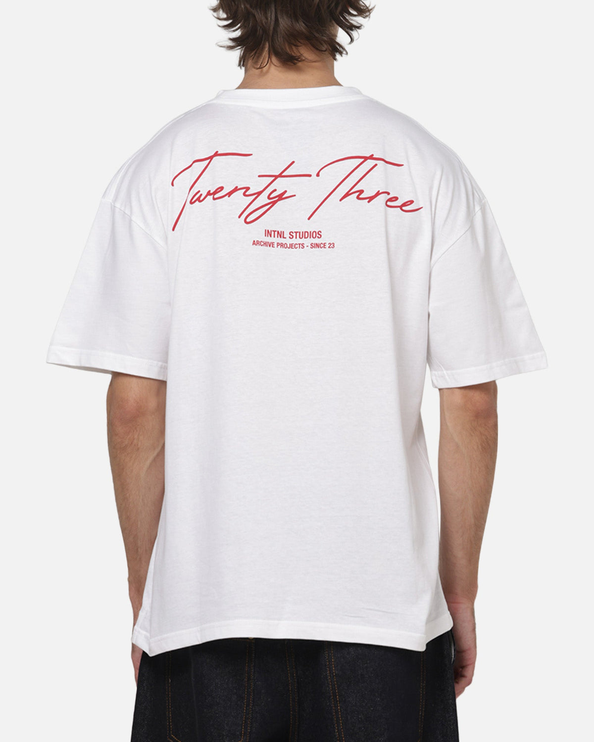 XXIII Official XXIII Script T-Shirt White/Red