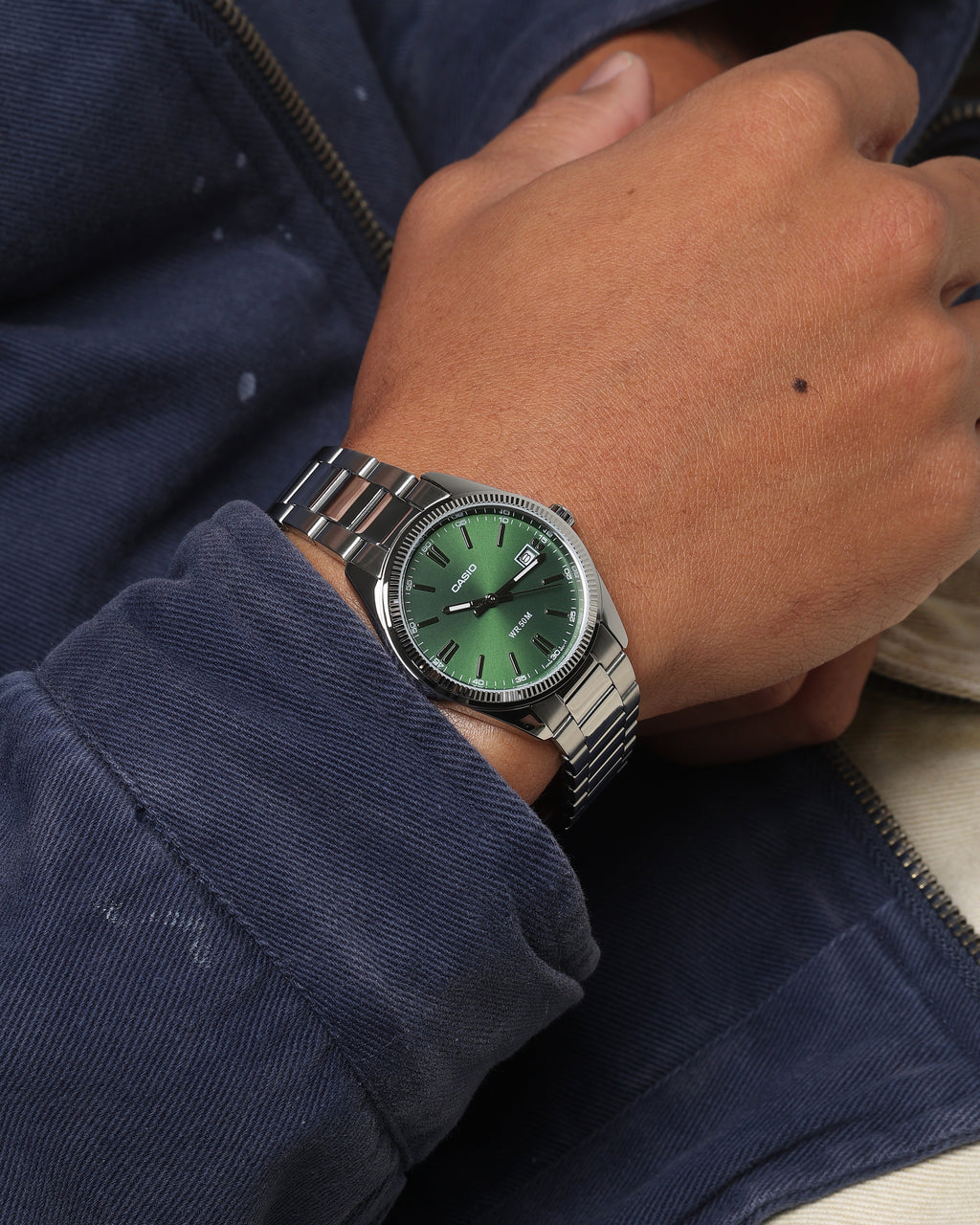 CASIO Casio UTP-1302PD-3A Watch Silver/Green