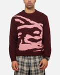 X-LARGE X-Large Gorilla Knit Sweater Plum