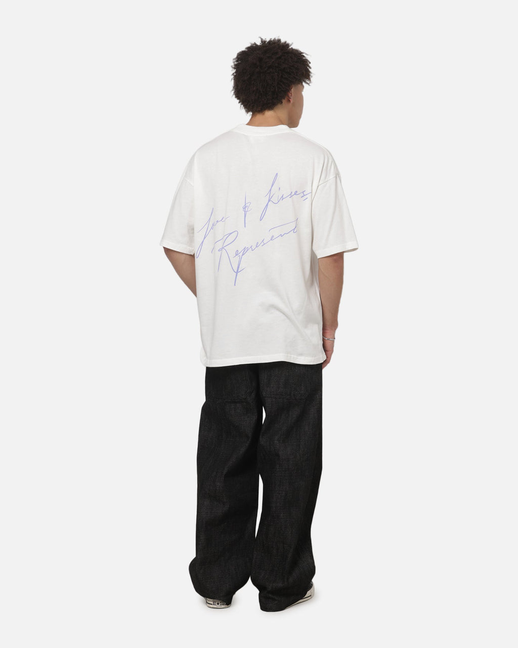 REPRESENT Represent Love And Kisses T-Shirt Flat White