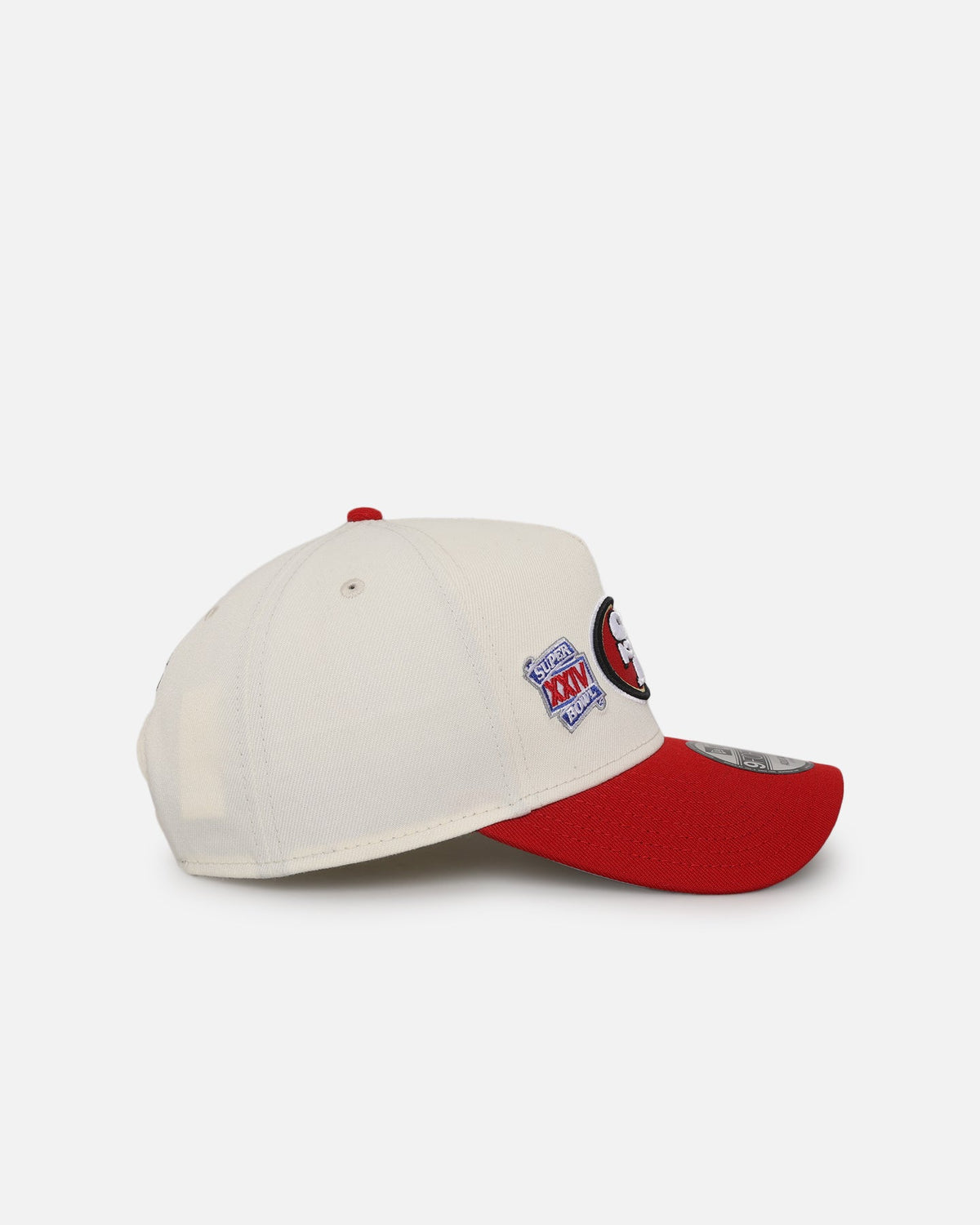 New Era New Era San Francisco 49ers 'Super Bowl Logos' 9FORTY A-Frame Snapback Chrome