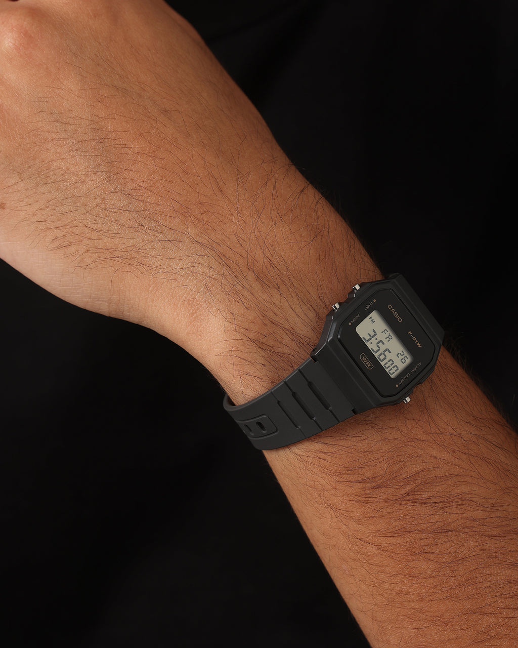 CASIO Casio F91WB-8A Watch Black