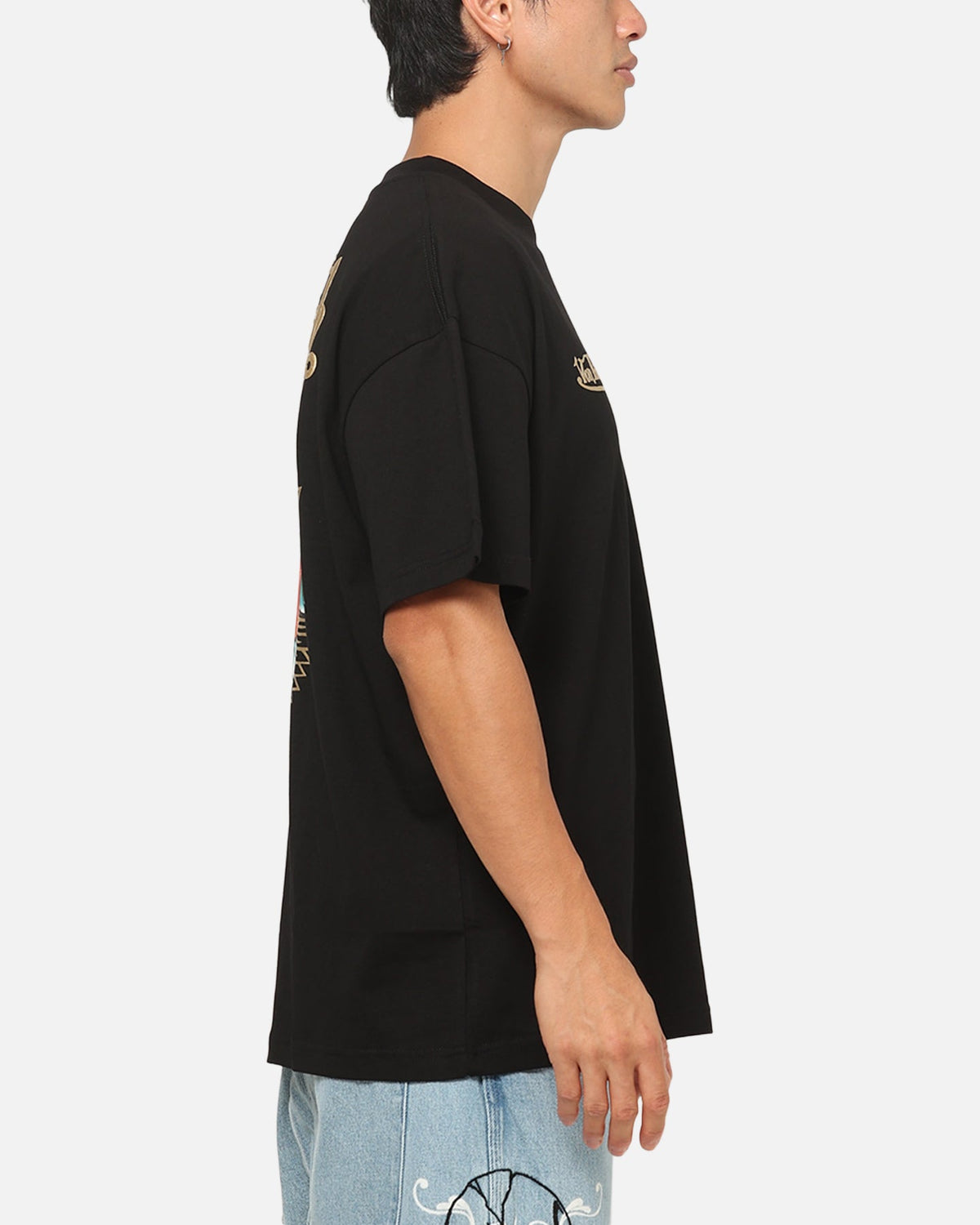 VON DUTCH Von Dutch Flower Eye T-Shirt Black