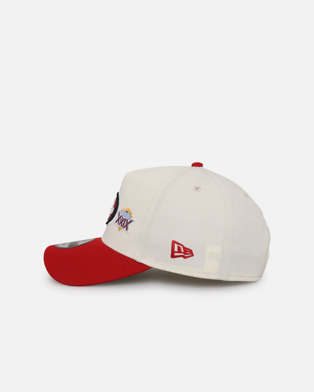 New Era New Era San Francisco 49ers 'Super Bowl Logos' 9FORTY A-Frame Snapback Chrome
