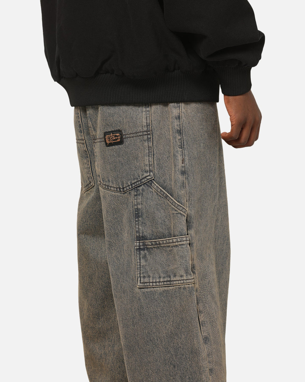 CARRE Carre Baggy Carpenter Jeans Washed Grey