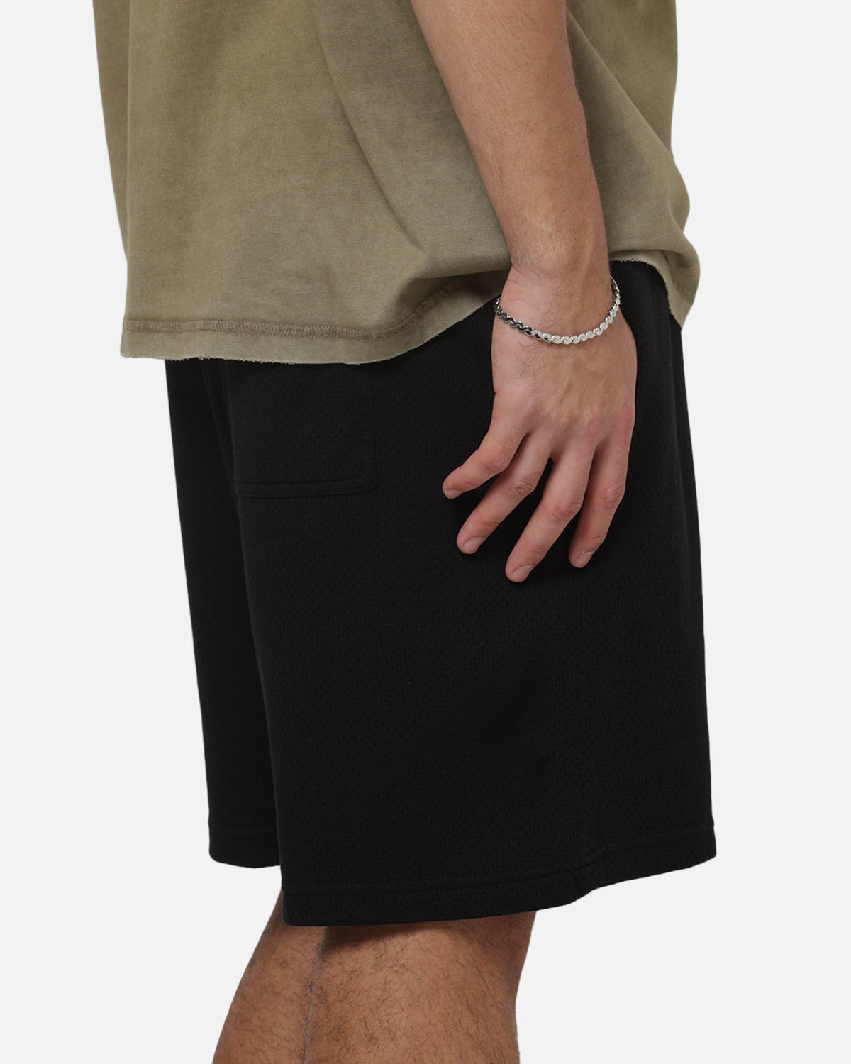REPRESENT Represent Owners Club Script Mesh Shorts Black