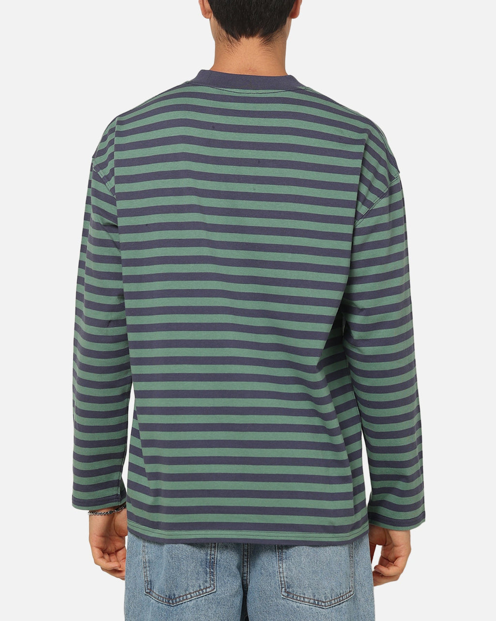 CARRE Carre Collective Stripe Long Sleeve T-Shirt Navy Stripe