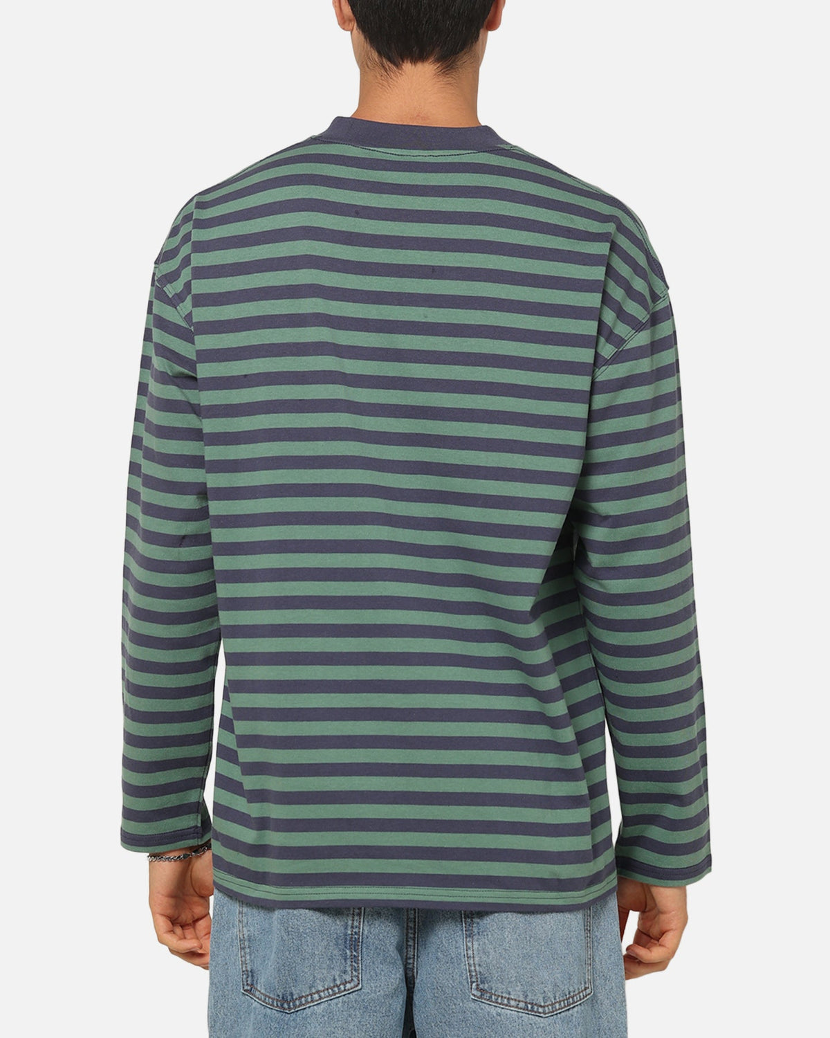 CARRE Carre Collective Stripe Long Sleeve T-Shirt Navy Stripe