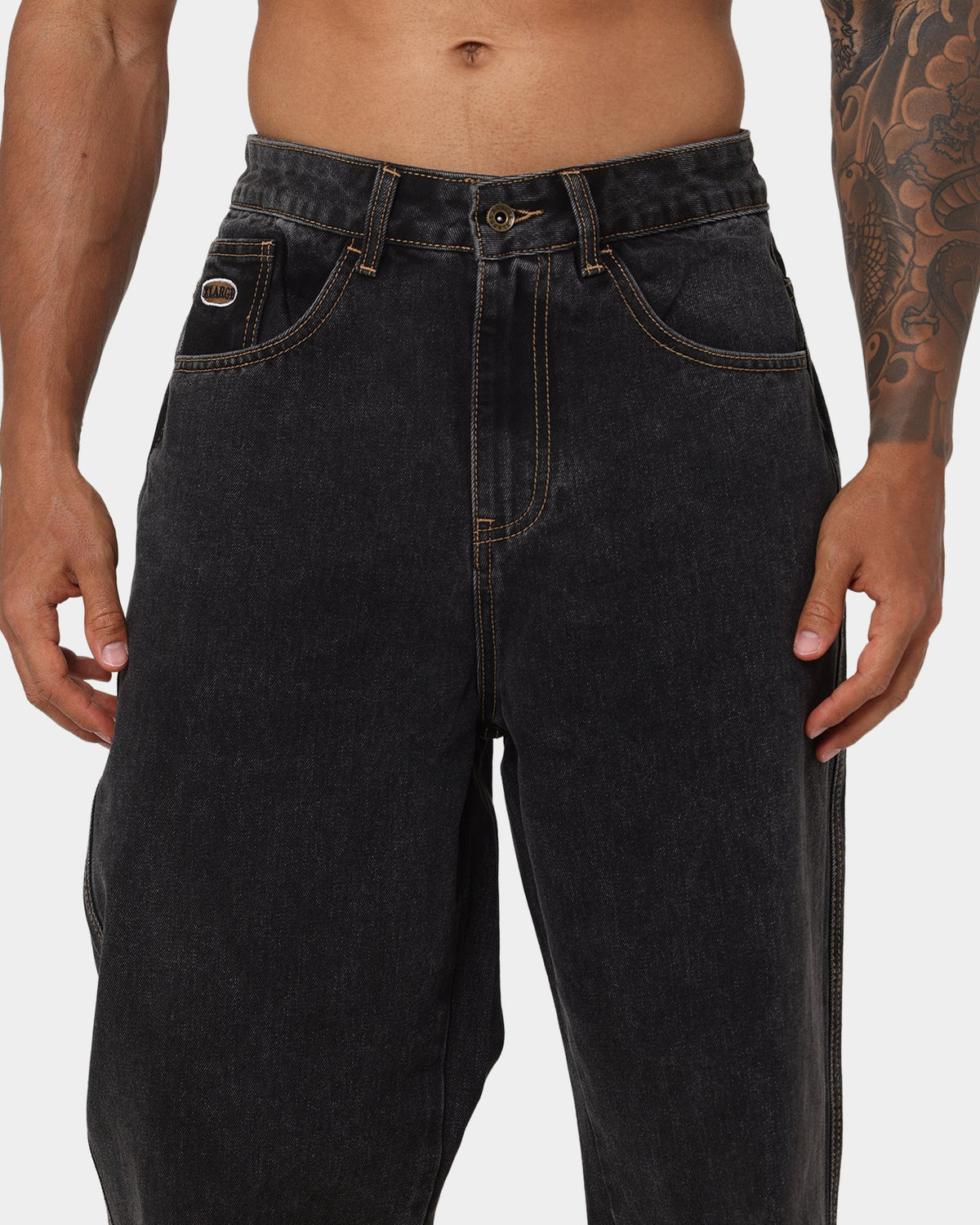 X-LARGE Original X-Large Bull Denim 91 Pants Washed Black