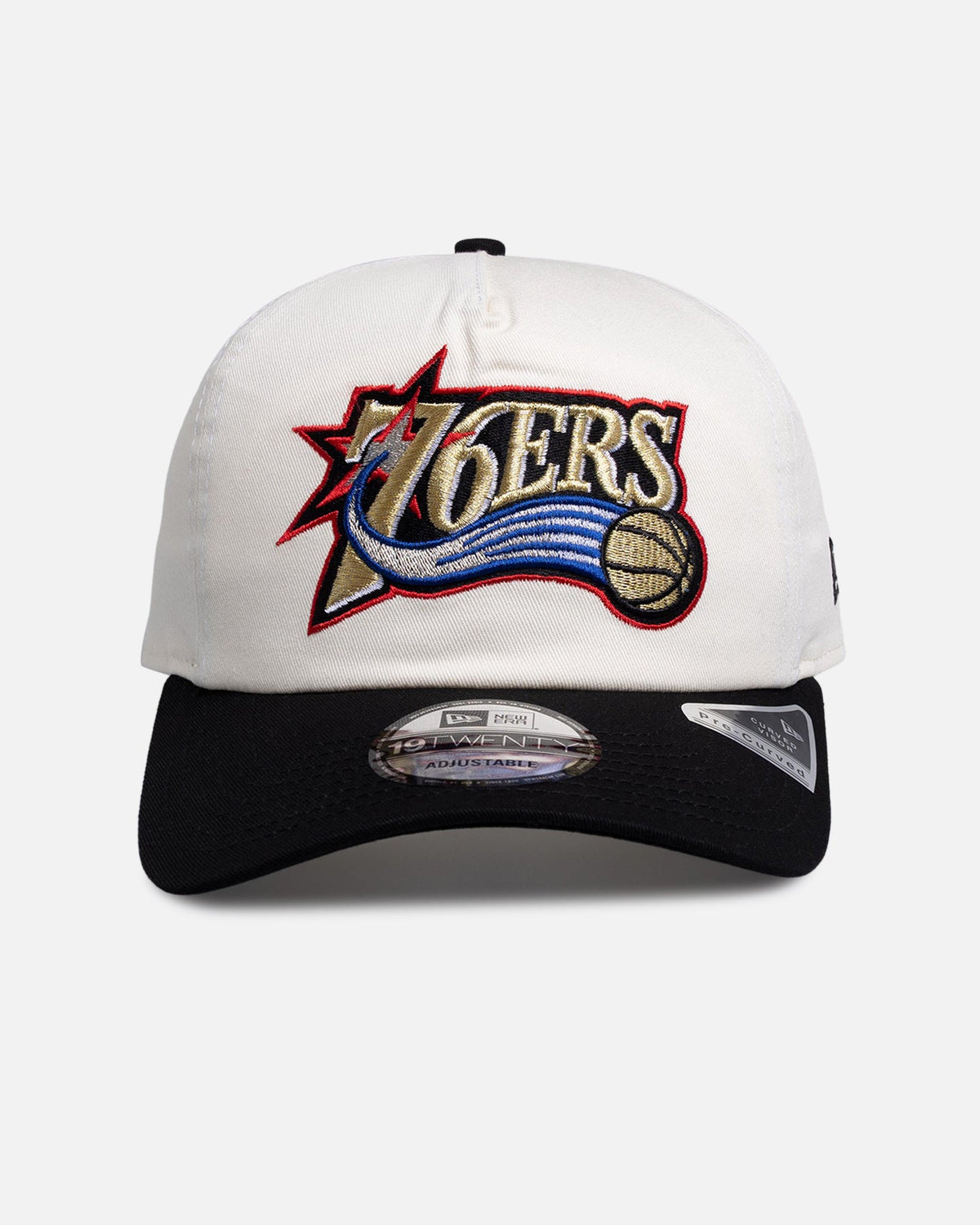 New Era New Era Philadelphia 76ers 'Chrome White' 19TWENTY Snapback White/Black