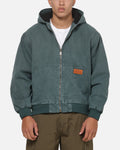 CARRE Original Carre Sherpa Lined Hoodie Forest Green