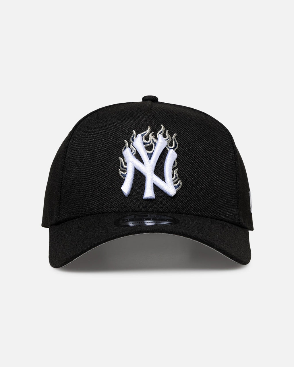 New Era Official New Era New York Yankees 'Flame Logo' 9FORTY A-Frame Snapback Black