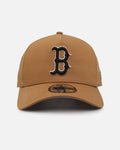 New Era New Era Boston Red Sox 9FORTY A-Frame Snapback Wheat
