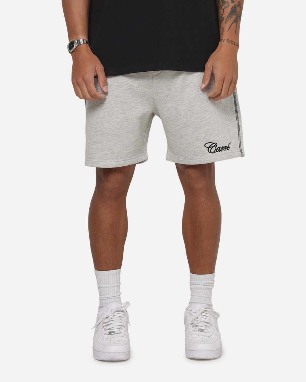 CARRE Carre Corrupt 2.0 Sweat Shorts Grey Marle