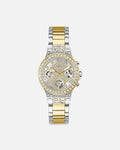 GUESS MAINLINE Guess Mainline Moonlight Two Tone Bracelet Watch White