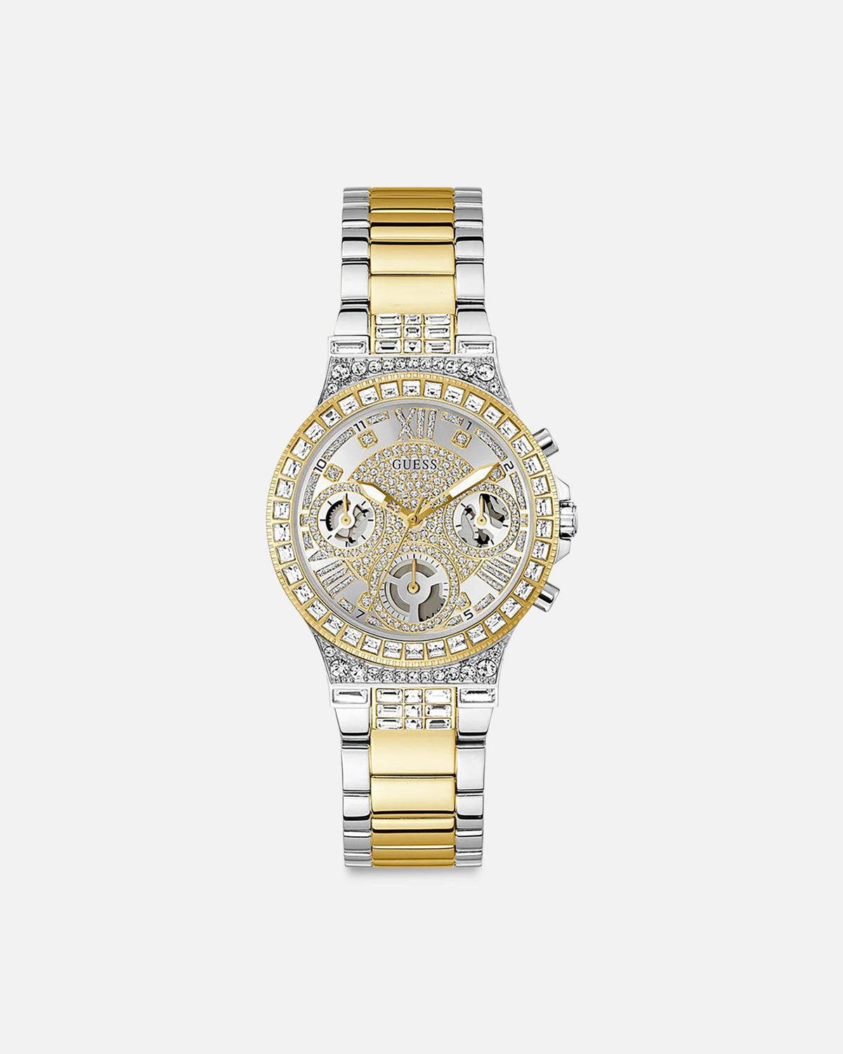 GUESS MAINLINE Guess Mainline Moonlight Two Tone Bracelet Watch White