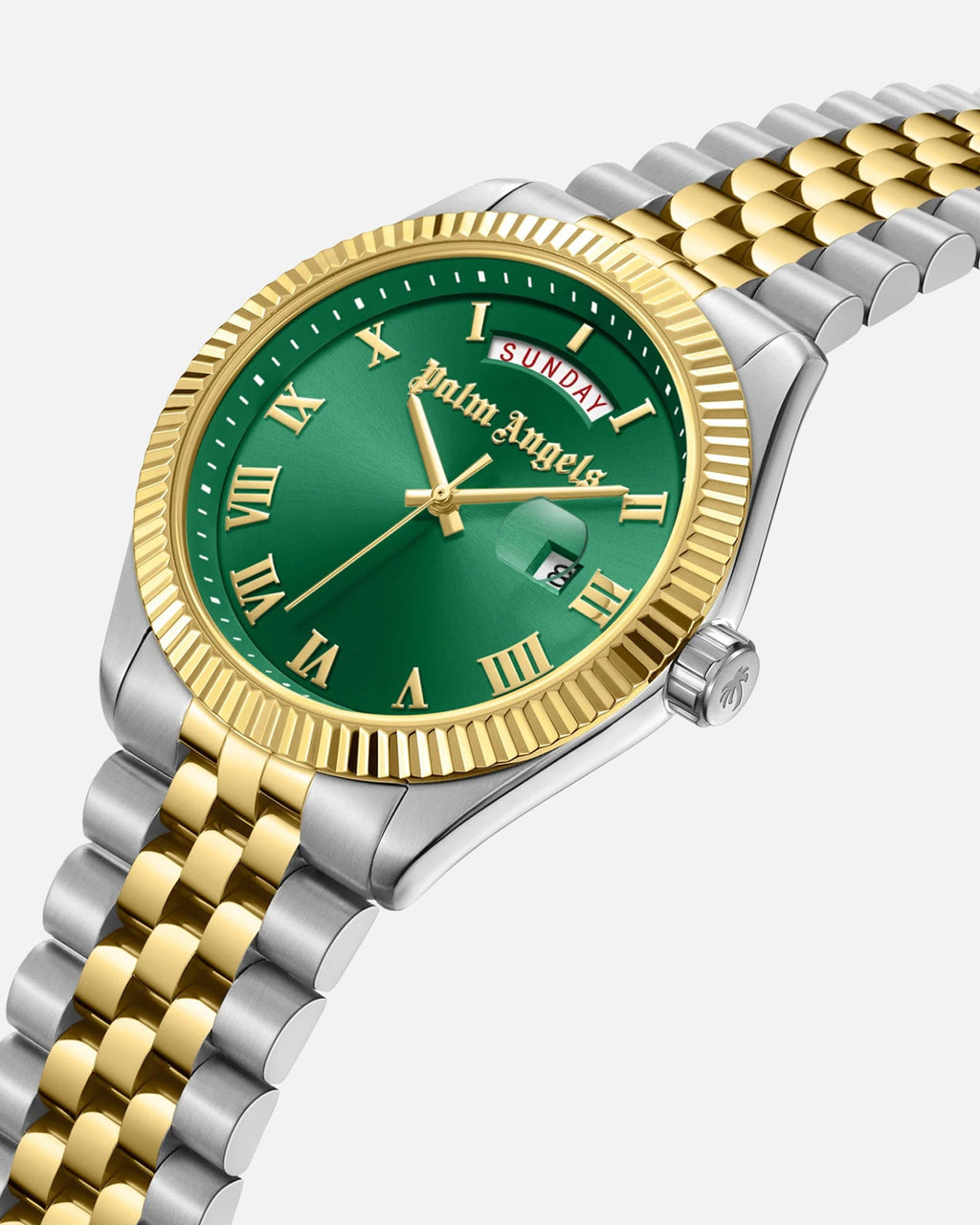 Palm Angels Palm Angels Primo Watch Silver/Gold/Green