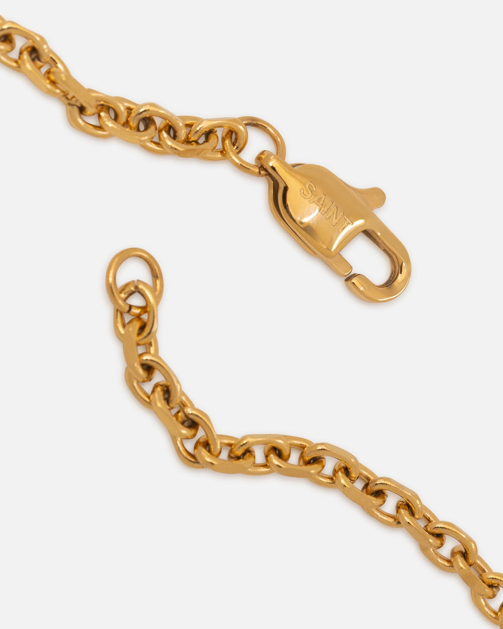 SAINT MORTA Saint Morta Onyx Clover Necklace Gold
