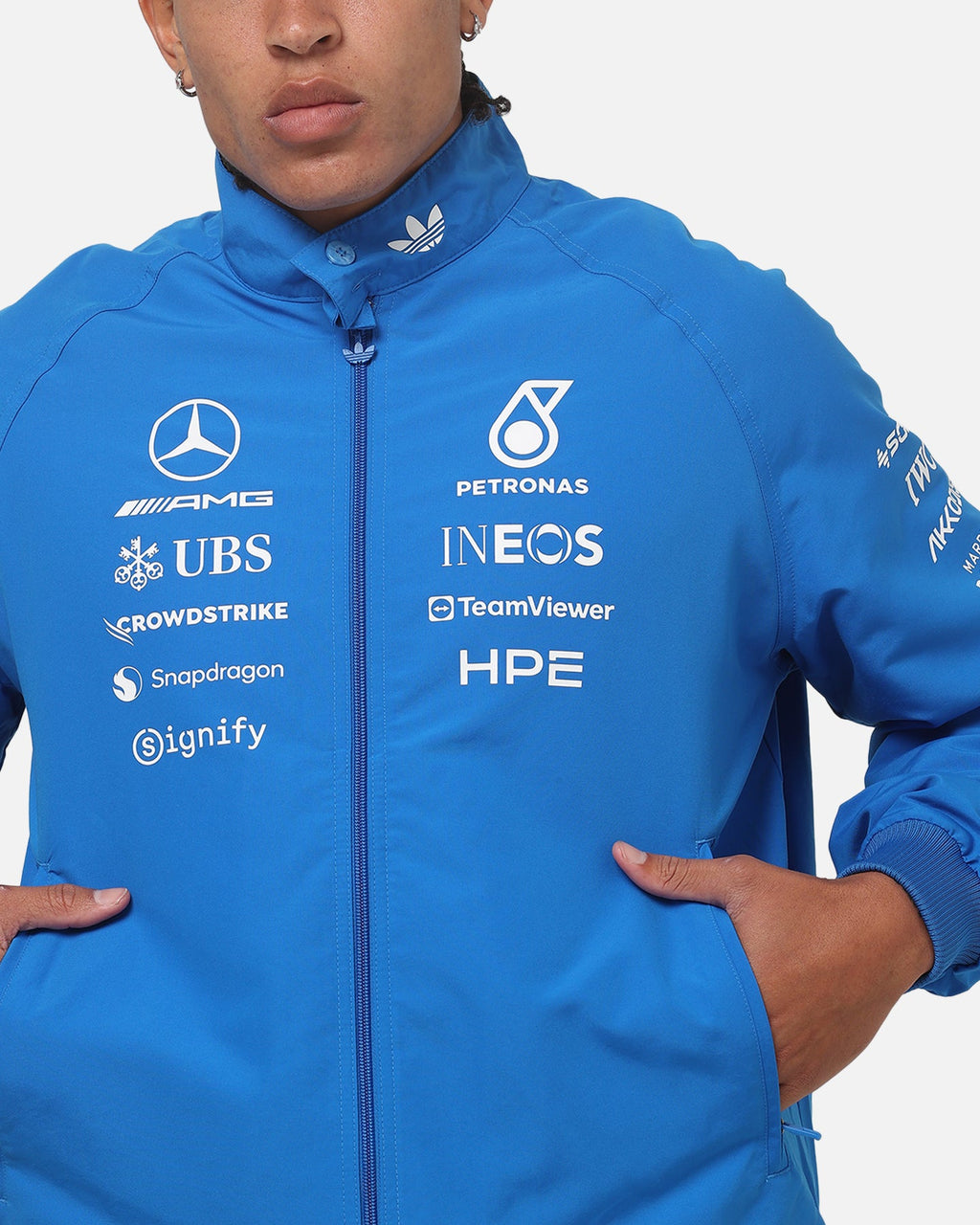 ADIDAS Adidas Mercedes-AMG Petronas Formula 1 Driver Jacket Blue