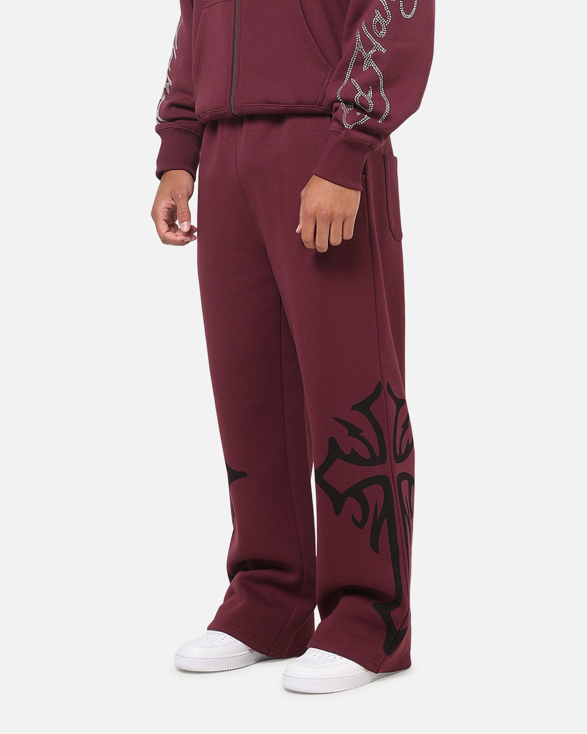 ED HARDY Original Ed Hardy Trinity Sweatpants Plum