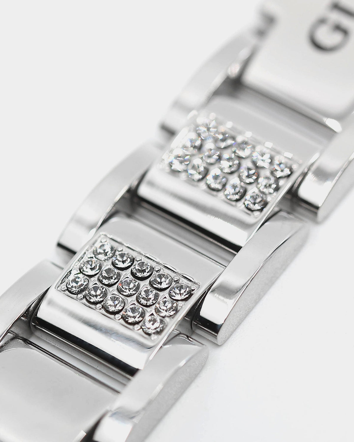 GUESS MAINLINE Authentic Guess Mainline Frontier 15MM Crystal Bracelet Silver