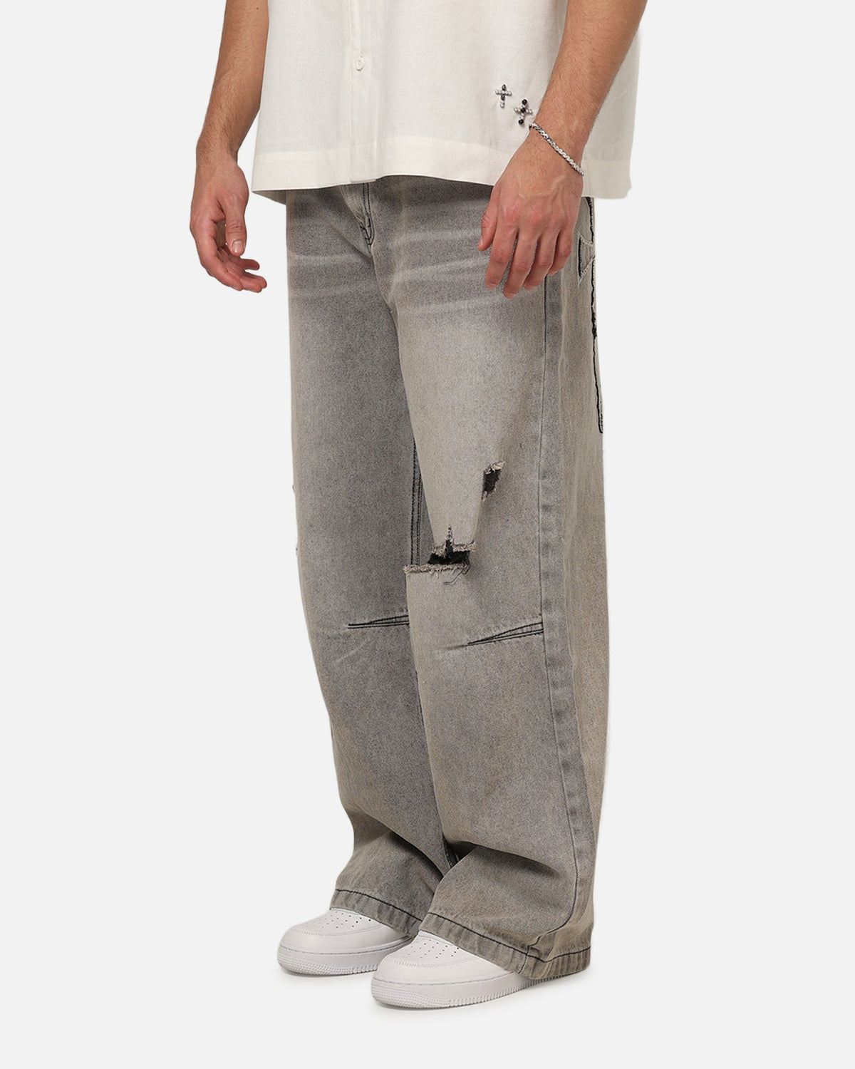 SAINT MORTA Saint Morta Amplus Divinity Jeans Worn Grey
