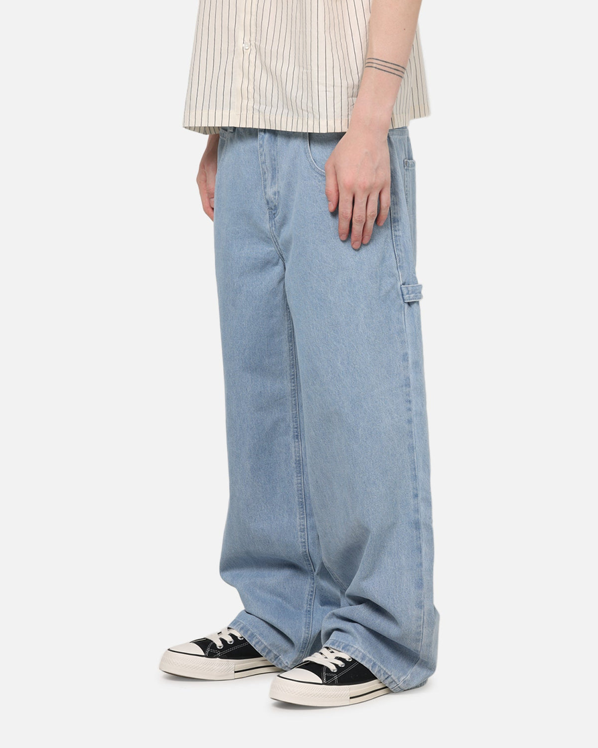 CARRE Carre Baggy Carpenter Jeans Light Blue Wash