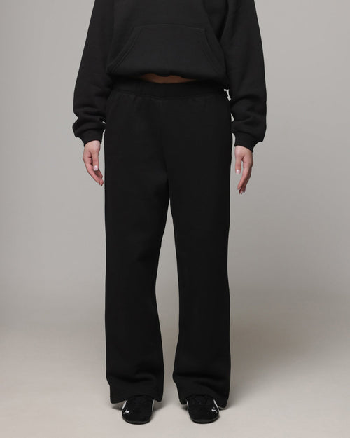 AMERICAN THRIFT American Thrift Women's Straight Leg Trackpants Black