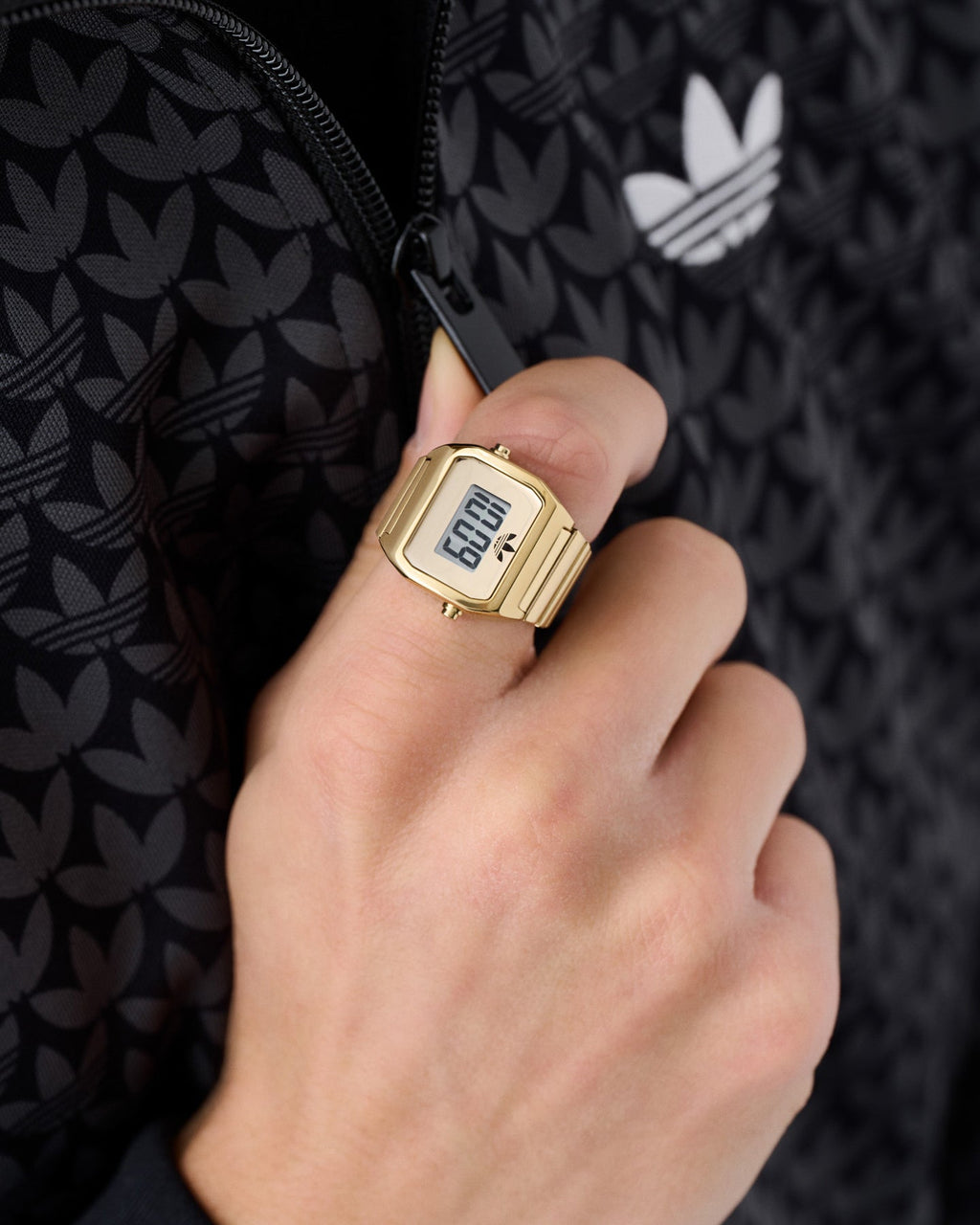 ADIDAS Premium Adidas Digital Two Ring Watch Gold