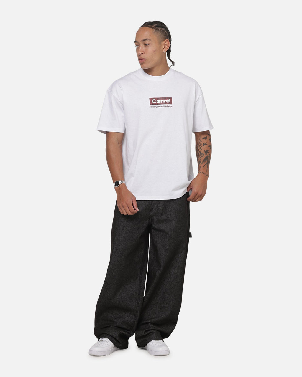 CARRE Carre Box Check T-Shirt White