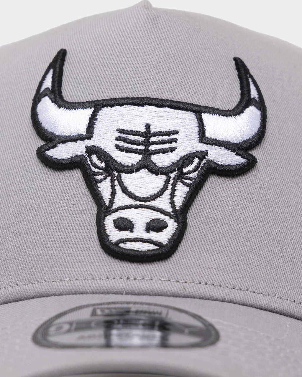 New Era New Era Chicago Bulls 9FORTY A-Frame Snapback Grey/White/Black