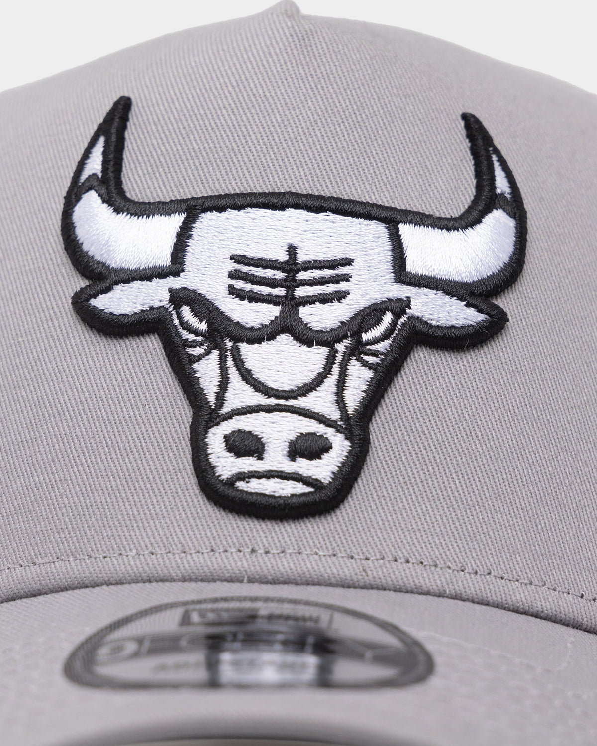 New Era New Era Chicago Bulls 9FORTY A-Frame Snapback Grey/White/Black